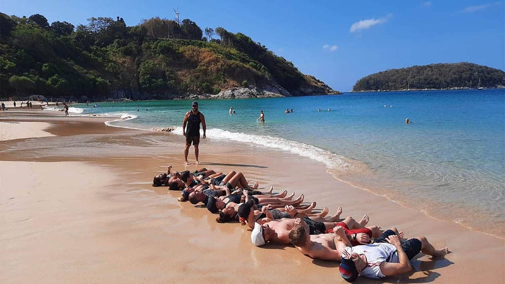 Beach Workout - Titan Fitness Camp Phuket Thailand - Fitness Holiday Phuket - Fitness Holidays for Travelling Athletes