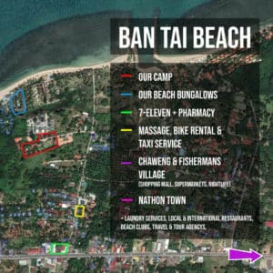 FitKoh - Fitness Camp Map - Fitness Holiday Koh Samui - FitKoh - Fitness Holidays Thailand for Travelling Athletes