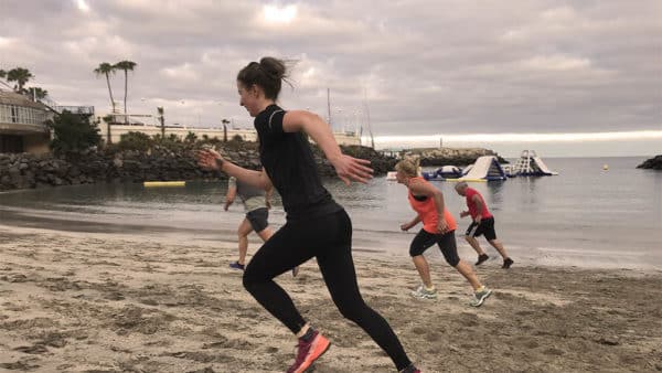 Beach Workout - Fitness Holiday in Tenerife - Bootcamp Holiday - Steve Coster Fitness Holiday - Fitness Holiday in Spain - Fitness Holidays for Travelling Athletes