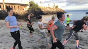 Beach Workout - Fitness Holiday in Tenerife - Bootcamp Holiday - Steve Coster Fitness Holiday - Fitness Holiday in Spain - Fitness Holidays for Travelling Athletes