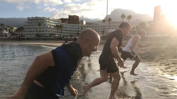 Beach Workout - Fitness Holiday in Tenerife - Bootcamp Holiday - Steve Coster Fitness Holiday - Fitness Holiday in Spain - Fitness Holidays for Travelling Athletes