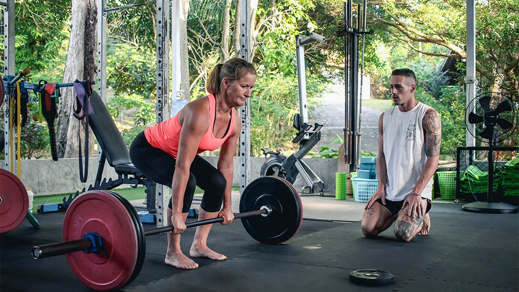 Personal Training - Ulrike training at FitKoh Koh Samui - Fitness Holiday Koh Samui - Fitness Holidays Thailand for Travelling Athletes (1 (8)
