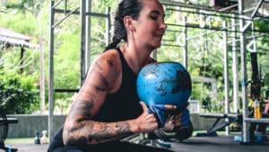 Sam enjoying Personal Training with Coach Tony - Fitness Holiday Koh Samui - FitKoh - Fitness Holidays Thailand for Travelling Athletes (1 (3)