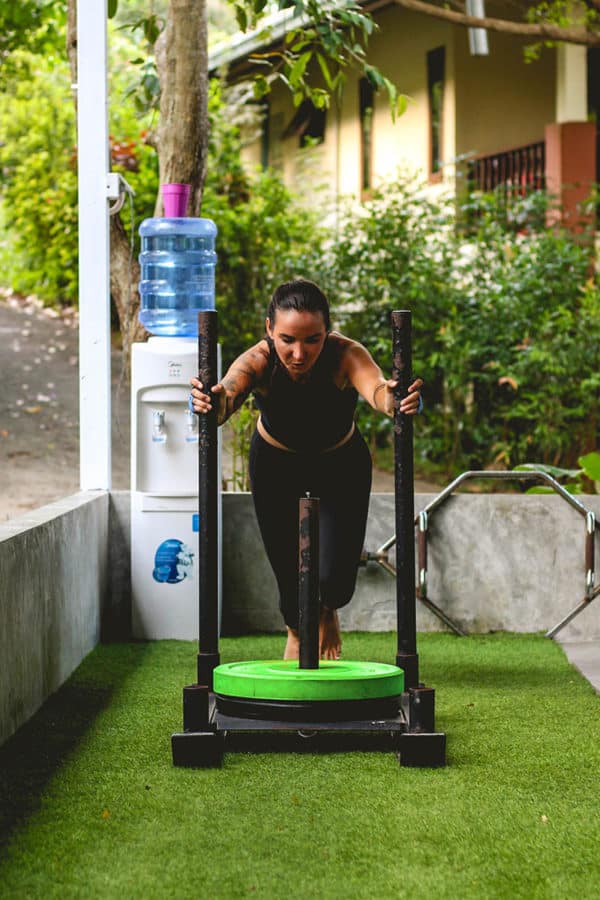 Sam enjoying Personal Training with Coach Tony - Fitness Holiday Koh Samui - FitKoh - Fitness Holidays Thailand for Travelling Athletes (1 (6)