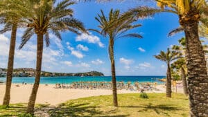 Spanien Mallorca Strand Cala Santa Ponsa