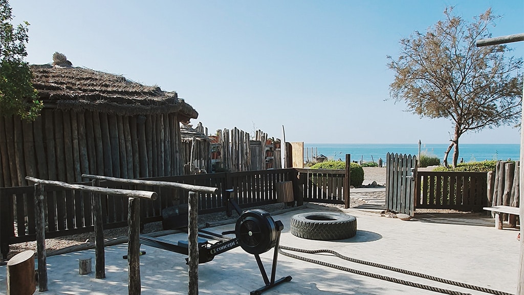 Outdoor Gym - Fitness at Paradis Plage Resort Morocco - Agadir - Taghazout - Fitness, Surfing, Yoga, Spa & Wellness - Fitness Holidays Travelling Athletes - Fitness Holiday Morocco