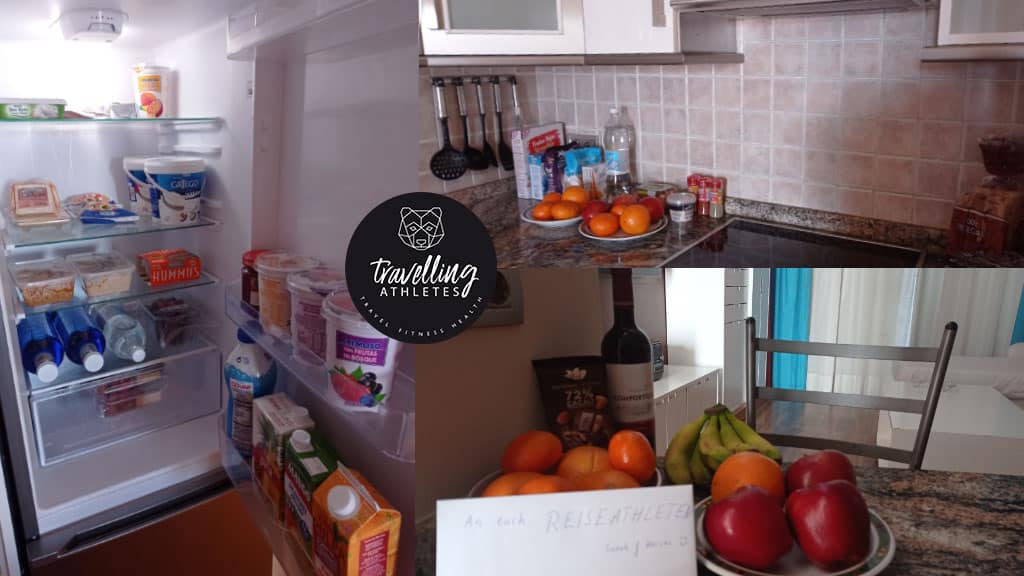 Fully Stacked Fridge - Healthy Food Tenerife - Travelling Athletes Fitness Holiday