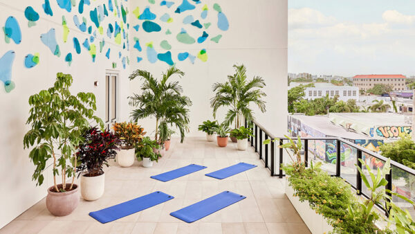 Arlo Wynwood - Yoga Deck - Fitness Vacation Miami - Fitcation USA - Travelling Athletes