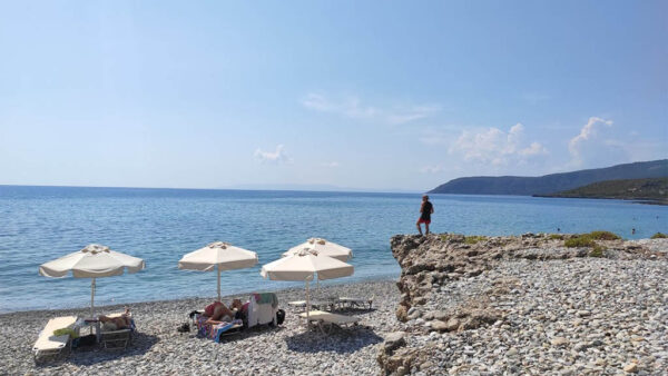 Ritsa Beach Kardamili - Fitness Holiday Greece - Travelling Athletes