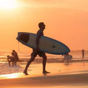 Surfing in Bali - Fitness Retreat Bali - Fitness Holidays for Travelling Athletes