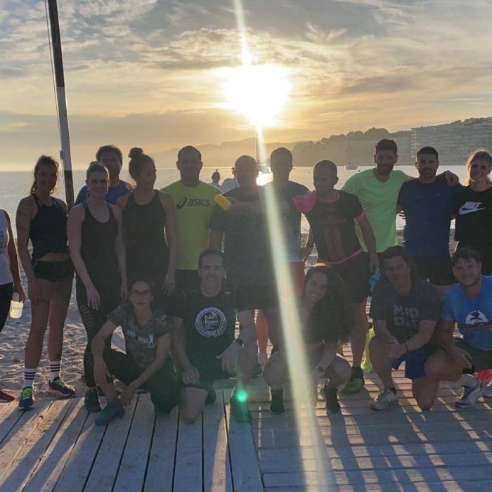 Fitness Holidays in Mallorca - Travelling Athletes after the beach workout