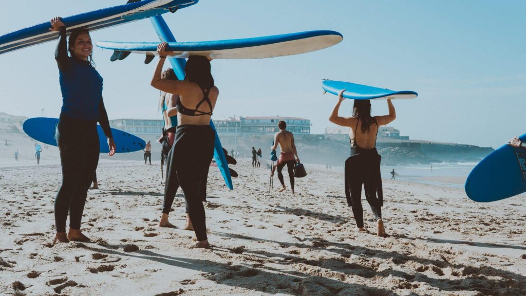 Surfing, Fitness and Yoga in Portugal - Surfcamp in Ericeira, Fitness Holiday Portugal - Fitness Holidays with Travelling Athletes